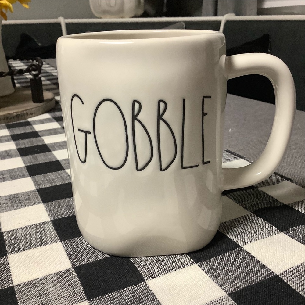Rae Dunn single mug “ Gobble”
